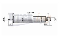 MONROE T1137 - Amortiguador - MONROE MAGNUM Axle