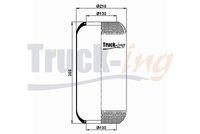 MAGNETI MARELLI 97619CFG - Fuelle, suspensión neumática