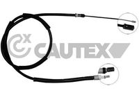 CAUTEX 038107 - Lado de montaje: izquierda<br>Longitud 1/Longitud 2 [mm]: 1695/14350<br>Tipo de freno: Discos<br>