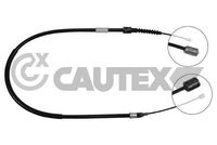 CAUTEX 489015 - Cable de accionamiento, freno de estacionamiento