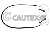 CAUTEX 489034 - Cable de accionamiento, freno de estacionamiento