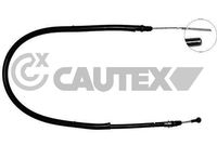 CAUTEX 019066 - Cable de accionamiento, freno de estacionamiento