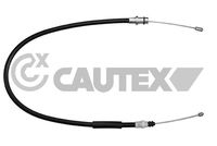 CAUTEX 038498 - Cable de accionamiento, freno de estacionamiento