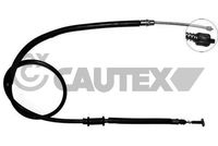 CAUTEX 018974 - Cable de accionamiento, freno de estacionamiento