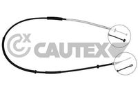 CAUTEX 019009 - Cable de accionamiento, freno de estacionamiento