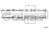 CAUTEX 480022 - Lado de montaje: centro<br>N.º de chasis (VIN) desde: G2502697<br>N.º de chasis (VIN) desde: G5000001<br>N.º de chasis (VIN) desde: GE100001<br>Longitud [mm]: 1272<br>Longitud 1 [mm]: 1676<br>