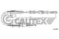 CAUTEX 487446 - Cable de accionamiento, freno de estacionamiento