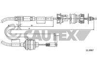 CAUTEX 038221 - Cable de accionamiento, accionamiento del embrague