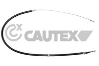 CAUTEX 762611 - Cable de accionamiento, freno de estacionamiento