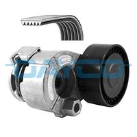 DAYCO KPV149 - Unidades accionadas: Alternador<br>Equipamiento de vehículo: para vehículos con climatizador<br>Equipos/Rodillos: incl. rodillo tensor<br>long. de embalaje [cm]: 26,5<br>Ancho de embalaje [cm]: 16,5<br>h embalaje [cm]: 9,5<br>Peso [kg]: 0,91<br>