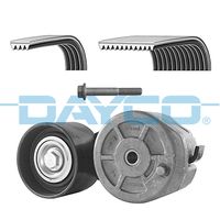 DAYCO KPV148HD - Unidades accionadas: Alternador<br>Variante de equipamiento: KPV<br>para OE N°: RVKT0026<br>Longitud [mm]: 1814<br>cant. correas: 1<br>Rodillos incluidos: 2<br>Peso [kg]: 3,4<br>