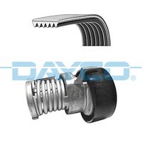 DAYCO KPV277 - Unidades accionadas: Alternador<br>Equipamiento de vehículo: para vehículos con climatizador<br>Equipos/Rodillos: incl. rodillo tensor<br>long. de embalaje [cm]: 26,5<br>Ancho de embalaje [cm]: 16,5<br>h embalaje [cm]: 9,5<br>Peso [kg]: 0,97<br>