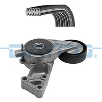 DAYCO KPV261 - Unidades accionadas: Alternador<br>Unidades accionadas: Bomba de la dirección asistida<br>Variante de equipamiento: -AC<br>Número de dientes: 6<br>Ancho [mm]: 21<br>Longitud [mm]: 1125<br>cant. correas: 1<br>Rodillos incluidos: 1<br>Peso [kg]: 1,0<br>