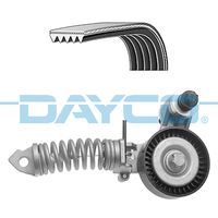 DAYCO KPV344 - Unidades accionadas: Alternador<br>Equipamiento de vehículo: para vehículos con climatizador<br>Equipos/Rodillos: incl. rodillo tensor<br>long. de embalaje [cm]: 34<br>Ancho de embalaje [cm]: 24<br>h embalaje [cm]: 15<br>Peso [kg]: 0,93<br>