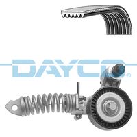 DAYCO KPV371 - Unidades accionadas: Compresor de climatización<br>Unidades accionadas: Alternador<br>Unidades accionadas: bomba de agua<br>Variante de equipamiento: Ch 4G000001><br>Número de dientes: 5<br>Ancho [mm]: 17<br>Longitud [mm]: 1355<br>cant. correas: 1<br>Rodillos incluidos: 1<br>Peso [kg]: 0,9<br>