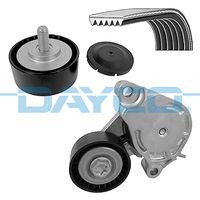 DAYCO KPV439 - Unidades accionadas: Alternador<br>Código de motor: B47 C20 A<br>Equipos/Rodillos: incl. rodillo tensor<br>Equipos/Rodillos: incl. rodillo guía<br>long. de embalaje [cm]: 34<br>Ancho de embalaje [cm]: 24<br>h embalaje [cm]: 15<br>Peso [kg]: 1,579<br>