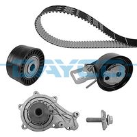 DAYCO KTBWP9170K - Código de motor: DV6FC<br>Unidades accionadas: Árbol de levas<br>Variante de equipamiento: HT -DV6FC<br>para OE N°: 1684448180<br>Número de dientes: 141<br>Ancho [mm]: 20<br>Longitud [mm]: 1343<br>cant. correas: 1<br>Rodillos incluidos: 2<br>Peso [kg]: 1,5<br>