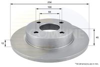 COMLINE ADC0227 - Disco de freno - Comline