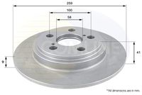 COMLINE ADC01156 - Disco de freno