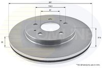 COMLINE ADC0619V - Disco de freno