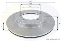 COMLINE ADC0909V - Disco de freno