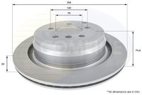 COMLINE ADC1333V - Disco de freno - Comline