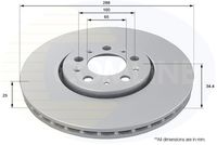 COMLINE ADC1420V - Lado de montaje: Eje trasero<br>Número de PR: 1KP<br>Número de PR: 1KT<br>Número de PR: 1KX<br>Altura [mm]: 39,5<br>Tipo de disco de frenos: macizo<br>Espesor de disco de frenos [mm]: 9<br>Espesor mínimo [mm]: 7<br>Número de taladros: 1<br>Diámetro exterior [mm]: 232<br>Número de orificios: 5<br>Diámetro de centrado [mm]: 65<br>corona de agujeros - Ø [mm]: 100<br>Superficie: revestido<br>