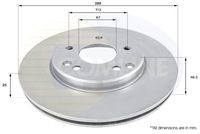 COMLINE ADC1603V - Disco de freno - Comline