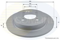 COMLINE ADC1768 - Disco de freno - Comline