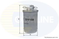 COMLINE EFF159 - Filtro combustible