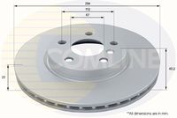 COMLINE ADC1792V - Disco de freno - Comline