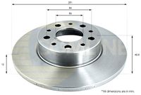 COMLINE ADC1847 - Disco de freno