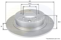 COMLINE ADC2321 - Disco de freno - Comline