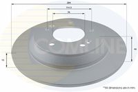 COMLINE ADC2812 - Disco de freno - Comline