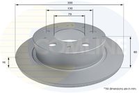 COMLINE ADC2835 - Disco de freno - Comline