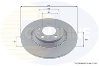 COMLINE ADC2995 - Disco de freno - Comline