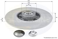 COMLINE ADC3016 - Disco de freno - Comline