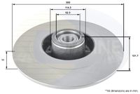 COMLINE ADC3025 - Disco de freno - Comline