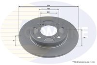 COMLINE ADC4048 - Disco de freno - Comline