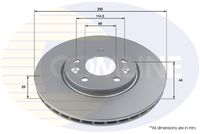 COMLINE ADC5007V - Disco de freno - Comline