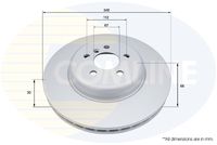 COMLINE ADC5018V - Disco de freno - Comline