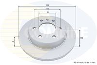 COMLINE ADC5091 - Disco de freno - Comline