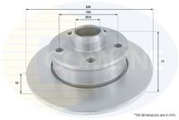 COMLINE ADC1424 - Disco de freno