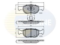 COMLINE CBP01018 - Lado de montaje: Eje delantero<br>para diámetro disco de freno [mm]: 257<br>Espesor [mm]: 17<br>Homologación: R90 Homologated<br>Longitud [mm]: 151<br>Ancho [mm]: 50<br>Peso [kg]: 1,5<br>Número de indicadores de desgaste [por eje]: 1<br>Contacto avisador de desgaste: con contacto avisador de desgaste<br>Sistema de frenos: ATE<br>Tipo de envase: caja<br>Número de WVA: 21930<br>Número de WVA: 21931<br>Número de WVA: 21932<br>long. de embalaje [cm]: 20,5<br>Ancho de embalaje [cm]: 12<br>h embalaje [cm]: 8<br>