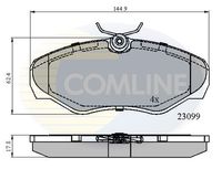 COMLINE CBP01127 - Lado de montaje: Eje trasero<br>para diámetro disco de freno [mm]: 280<br>Espesor [mm]: 17<br>Homologación: R90 Homologated<br>Longitud [mm]: 95<br>Ancho [mm]: 57<br>Peso [kg]: 1,253<br>Contacto avisador de desgaste: no preparado para indicador de desgaste<br>Sistema de frenos: TRW<br>Tipo de envase: caja<br>Número de WVA: 23980<br>Cantidad de muelles: 4<br>long. de embalaje [cm]: 15,5<br>Ancho de embalaje [cm]: 8,7<br>h embalaje [cm]: 8,7<br>