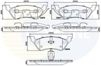 COMLINE CBP01164 - Juego de pastillas de freno