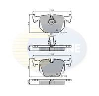 COMLINE CBP01547 - Lado de montaje: Eje delantero<br>Espesor [mm]: 18<br>Homologación: R90 Homologated<br>Longitud [mm]: 120<br>Ancho [mm]: 74<br>Peso [kg]: 2,1<br>Contacto avisador de desgaste: preparado para indicador desgaste<br>Sistema de frenos: Brembo<br>Tipo de envase: caja<br>Número de WVA: 21471<br>Nº art. de accesorio recomendado: FWI241<br>long. de embalaje [cm]: 16,8<br>Ancho de embalaje [cm]: 12,7<br>h embalaje [cm]: 4,7<br>