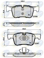 COMLINE CBP02130 - Lado de montaje: Eje delantero<br>Equipamiento de vehículo: para vehículos sin paquete sport<br>para diámetro disco de freno [mm]: 312<br>Espesor [mm]: 19,2<br>Homologación: R90 Homologated<br>Longitud [mm]: 148,3<br>Ancho [mm]: 70,6<br>Peso [kg]: 2,013<br>Contacto avisador de desgaste: preparado para indicador desgaste<br>Sistema de frenos: bosch<br>Tipo de envase: caja<br>Número de WVA: 25199<br>Número de WVA: 25200<br>Nº art. de accesorio recomendado: FWI411;FWI418<br>long. de embalaje [cm]: 21<br>Ancho de embalaje [cm]: 12,2<br>h embalaje [cm]: 8<br>