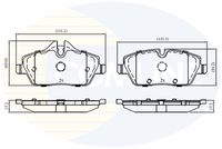 COMLINE CBP02160 - Juego de pastillas de freno