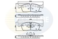 COMLINE CBP02253 - Juego de pastillas de freno